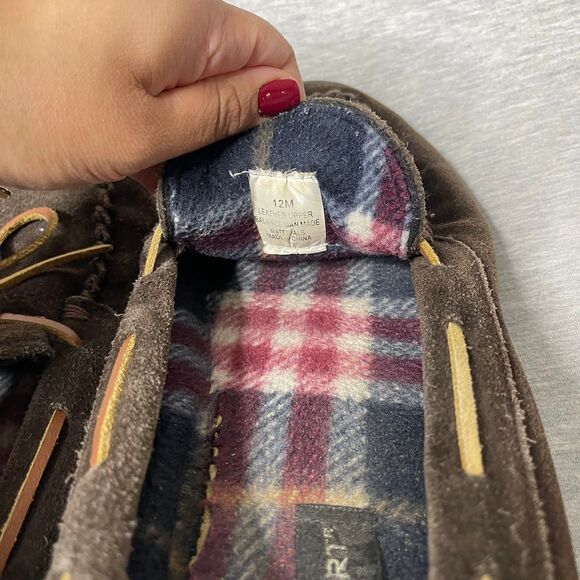 Rockport Men’s Flannel Plaid Indoor Slip-On Slipper Loafers - Picture 7 of 10